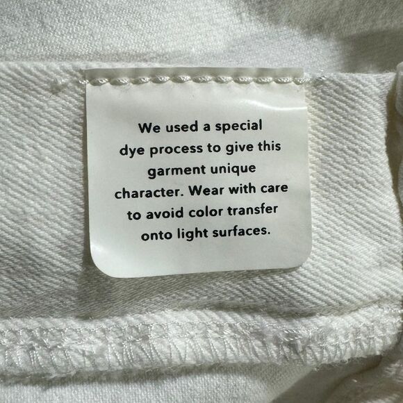 DL 1961 Midrise Curvy Straight white jeans size 29 - Picture 12 of 12